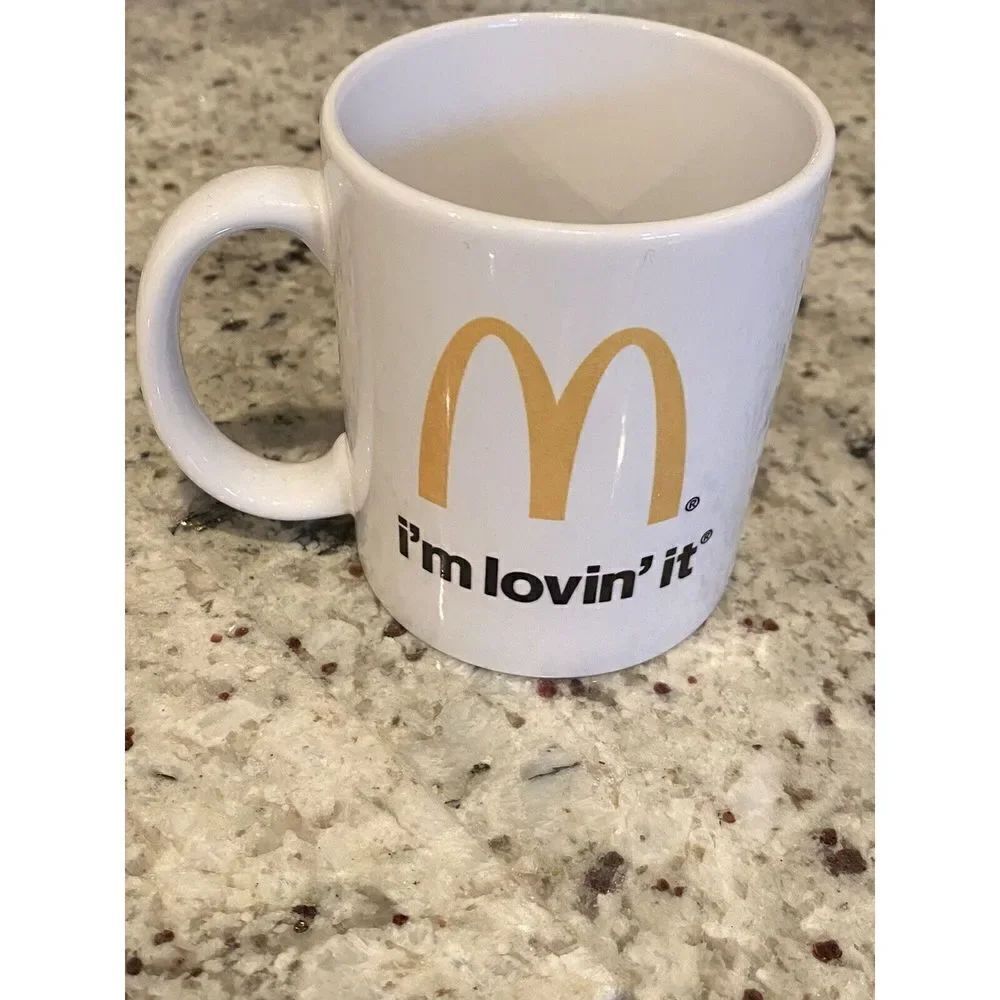 McDonaldsi Coffee Mug Cup Hot Cocoa Chocolate Drink Cafe Yellow Sun-Korn Country